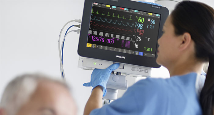 Imagem do profissional de sa&uacute;de ou prestador de cuidados de sa&uacute;de em formato m&oacute;vel