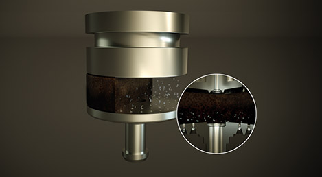 Sistema de pr&eacute;-prepara&ccedil;&atilde;o da Saeco