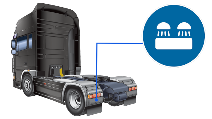 Luzes da chapa de matr&iacute;cula