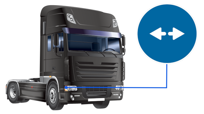 Indicadores laterais