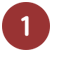 Number 1 icon maroon
