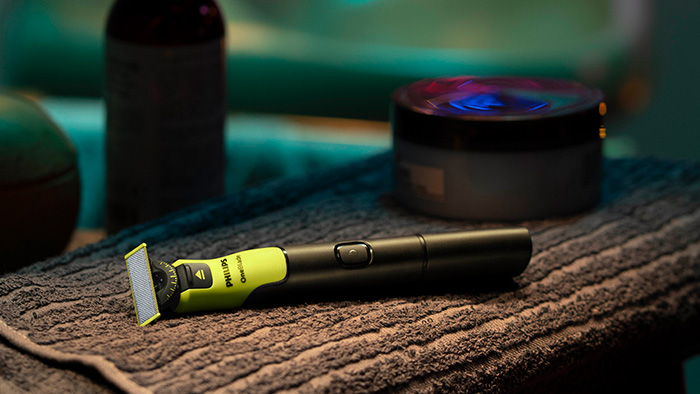 Philips OneBlade 360: design de pega ultrafino