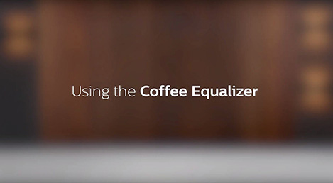 Defini&ccedil;&otilde;es de menu da m&aacute;quina de caf&eacute; expresso Saeco