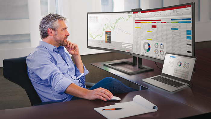 &Acirc;ngulo de vis&atilde;o amplo