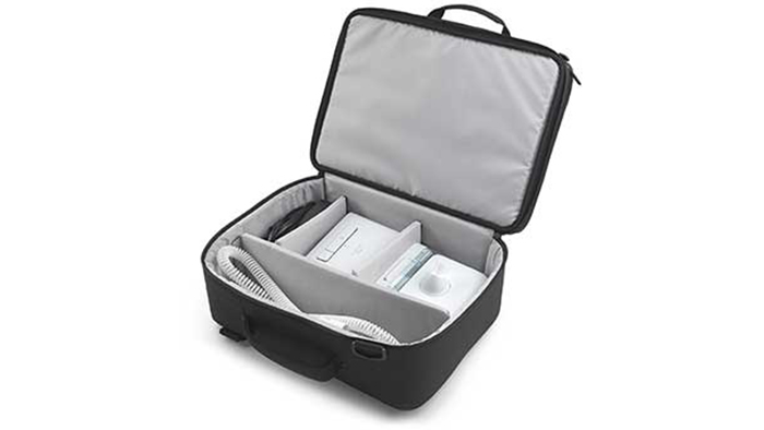 Mala de viagem com mala de transporte para computadores port&aacute;teis amov&iacute;vel