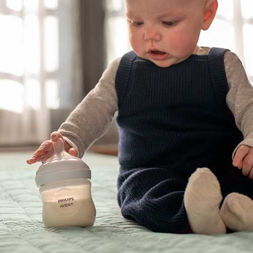 Tecnologia da tetina dos biber&otilde;es Natural Response Philips Avent
